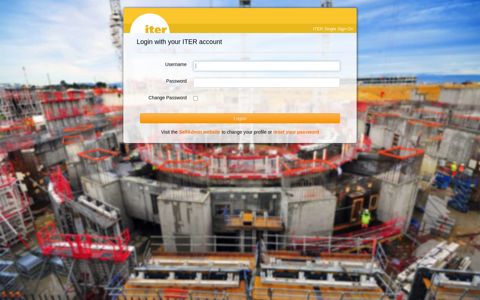 Login with your ITER account