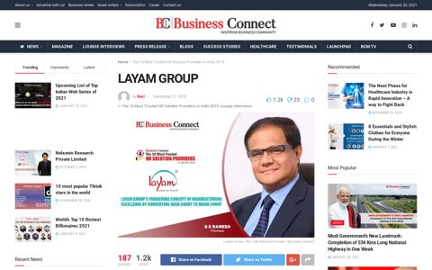 Layam Group - No 1 HR Solution Provider | Business Connect