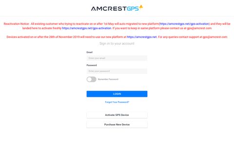 Amcrest GPS+ Realtime GPS Tracking Services
