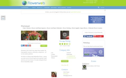 Florismart - Flowerweb