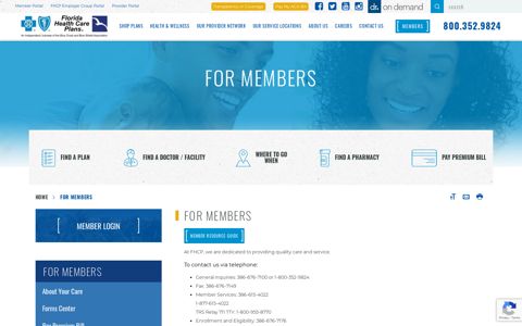 For Members - new Florida Health Care