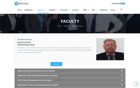 Faculty - Fast-NU