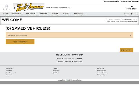 Holzhauer Motors Ltd is a Cherokee Buick, Chevrolet, GMC ...