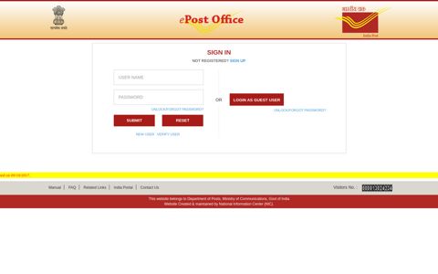 Login - e Post Office