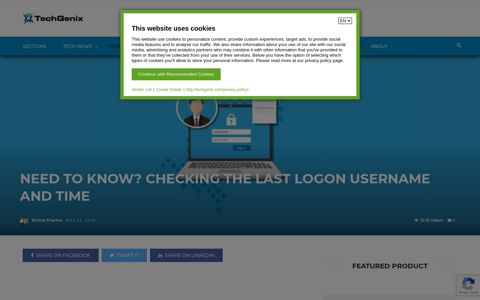 Need to know? Checking the last logon username and time