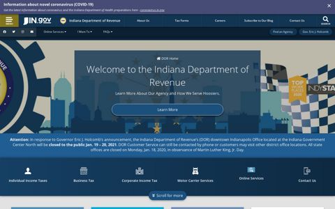 DOR: Indiana Department of Revenue - IN.gov