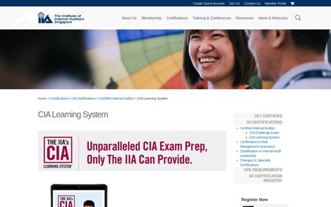 CIA Learning System - IIA Singapore
