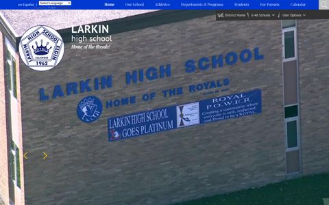 Larkin High / Homepage - School District U-46