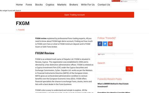 FXGM Review - FXGM Login - FXGM.com - Is FXGM Scam ...