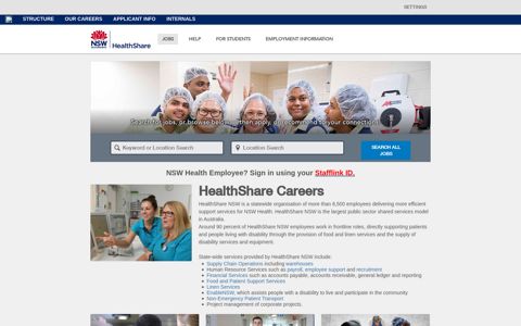 Jobs - NSW Health Careers