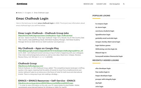Emac Chalhoub Login ❤️ One Click Access - iLoveLogin