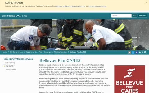 Bellevue Fire CARES | City of Bellevue