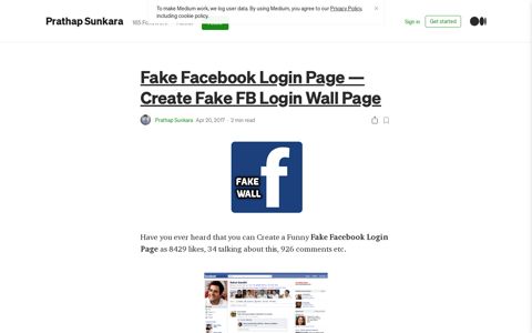 Fake Facebook Login Page — Create Fake FB Login Wall ...