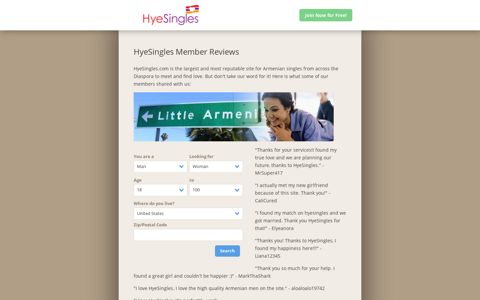 HyeSingles Member Reviews - HyeSingles.com