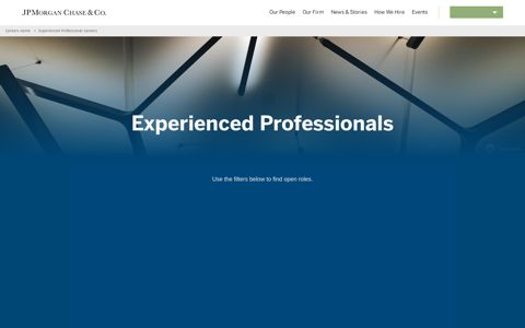 Experienced Professional Careers - J.P. Morgan Careers