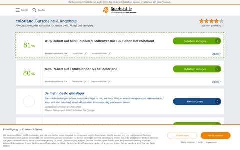 colorland Gutscheine & Angebote - Sparheld.de