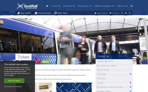 Buy Train tickets | Buy Season tickets | ScotRail