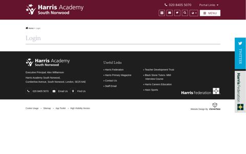 Login - Harris Academy South Norwood
