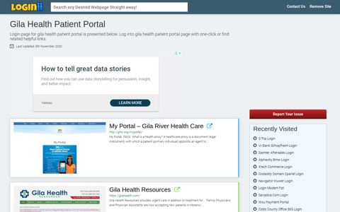 Gila Health Patient Portal - Loginii.com