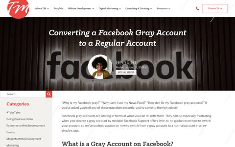 Facebook Gray Account – What is it & How to Fix | TM ...