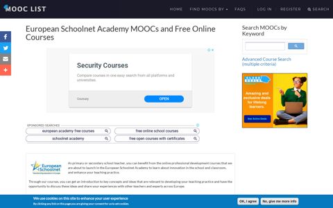 European Schoolnet Academy Free Online Courses and ...