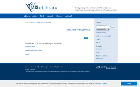 ECIS 2018 Proceedings | Association for Information Systems ...