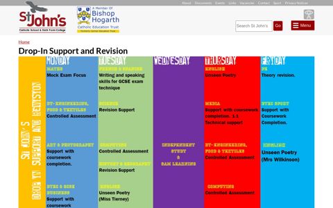Drop-In Support and Revision | St John's