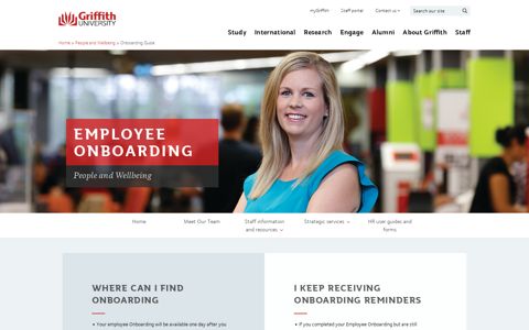 Onboarding Guide - Griffith University