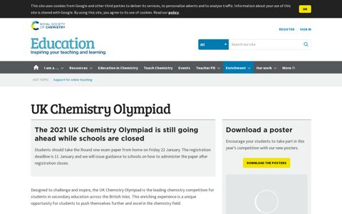 UK Chemistry Olympiad | RSC Education
