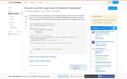 How do I use the Login Event in Electron Framework? - Stack ...