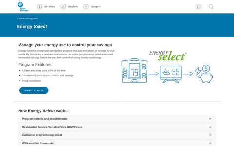 Ways to Save | Energy Select - Gulf Power