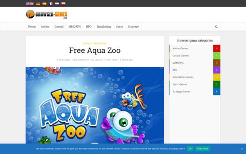 Free Aqua Zoo – Browser-Games