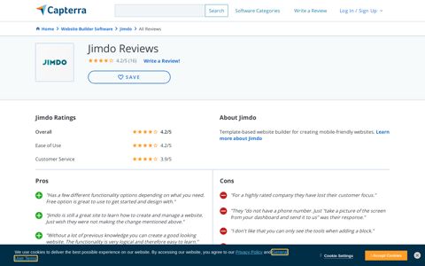 Jimdo Reviews 2020 - Capterra