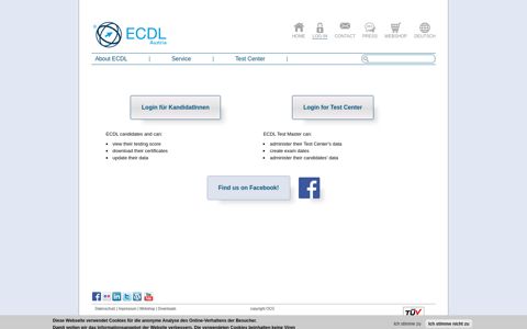 ECDL Login | ECDL Website