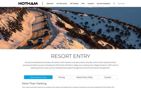 Resort Entry | Hotham Alpine Resort - Mt Hotham