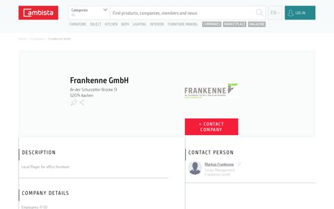 Frankenne GmbH | ambista » B2B network of the furnishing ...