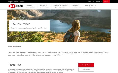 Insurance - HSBC Bank USA