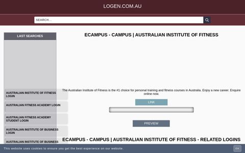 eCampus | Australian Institute of Fitness - Australian websites Login