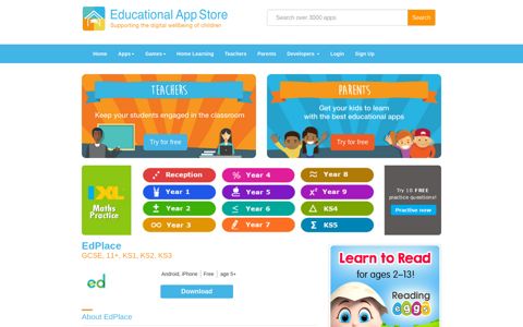 Download EdPlace App | Educational App Store