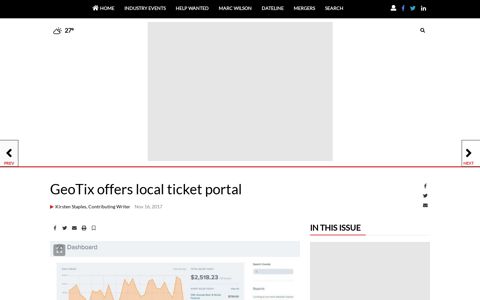 GeoTix offers local ticket portal | Digital Showcase ...