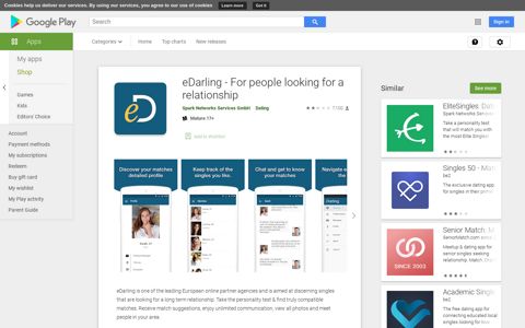 eDarling - For people looking for a relationship - Apps on ...