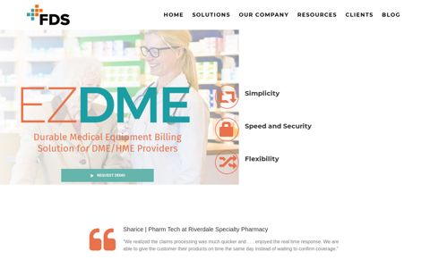 EZDME - Pharmacy Software Solutions | FDS - FDS, Inc.