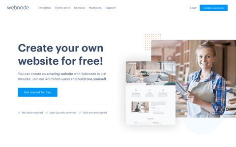 Webnode: Create a free website easily | Free website builder