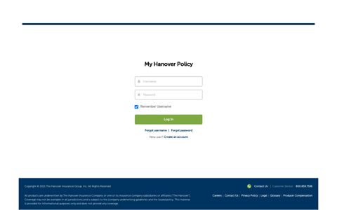 My Hanover Policy - Hanover Insurance