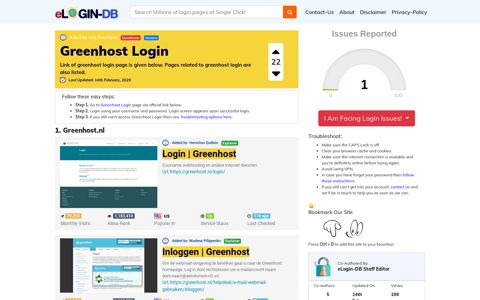 Greenhost Login - A database full of login pages from all over ...