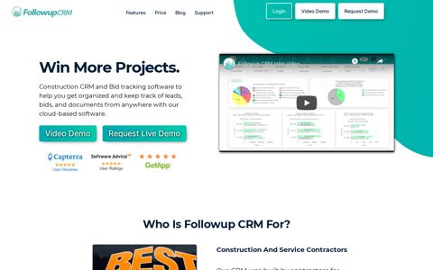 Followup CRM - Best CRM For Contractors