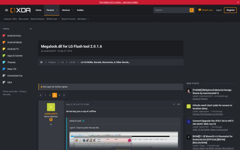 Megalock.dll for LG Flash tool 2.0.1.6 | XDA Developers Forums