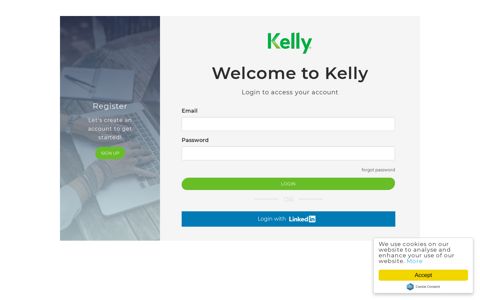 Login to your Account · Kelly Services