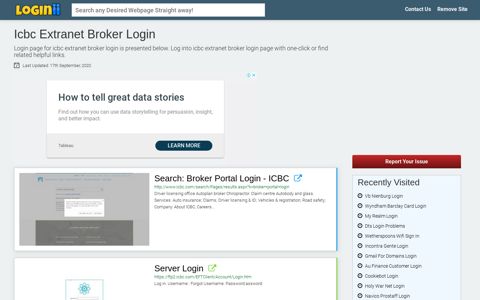Icbc Extranet Broker Login - Loginii.com