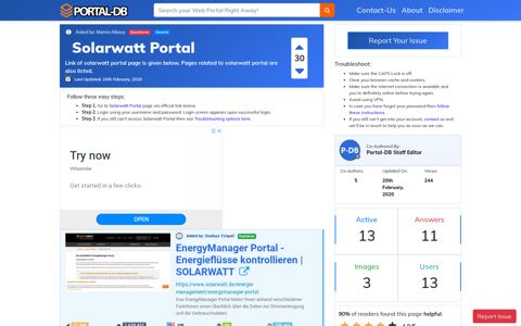 Solarwatt Portal